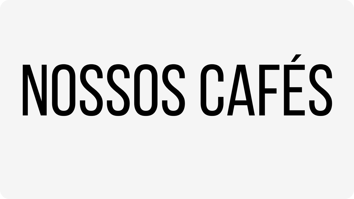 Nossos Cafés
